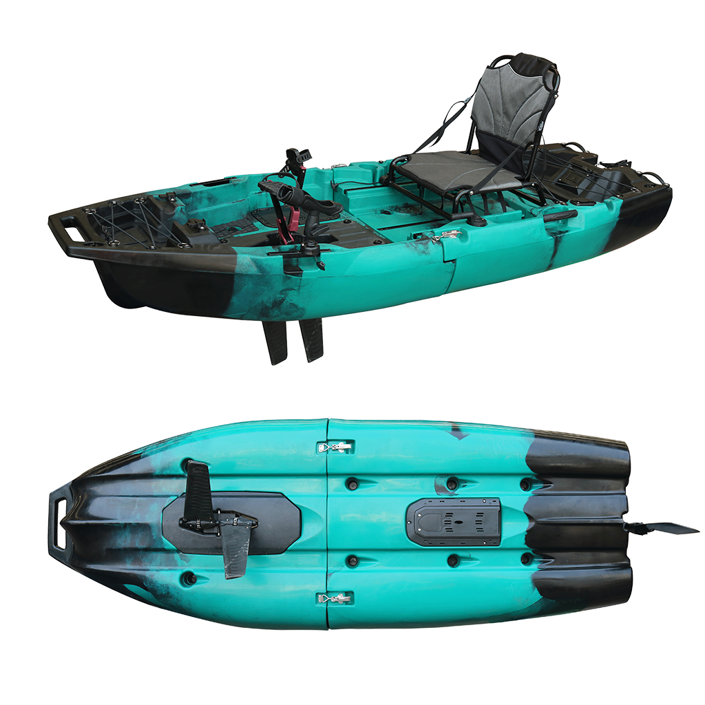 Fishing Kayak Paddle - 8Ft 2.5m HDPE Modular Sit-On-Top Kayak