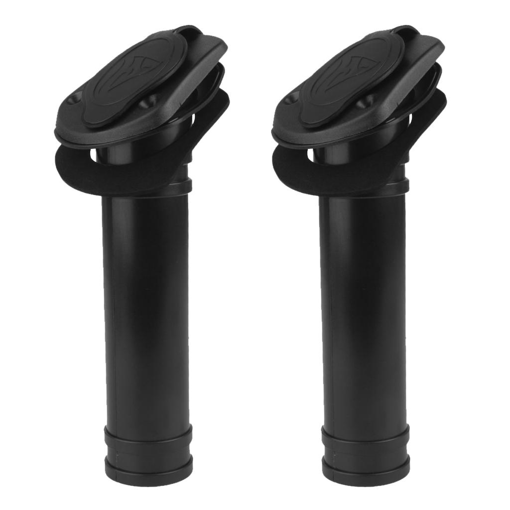 Fishing Kayak Rod Holder - Black Nylon Boat Rod Holders Flush