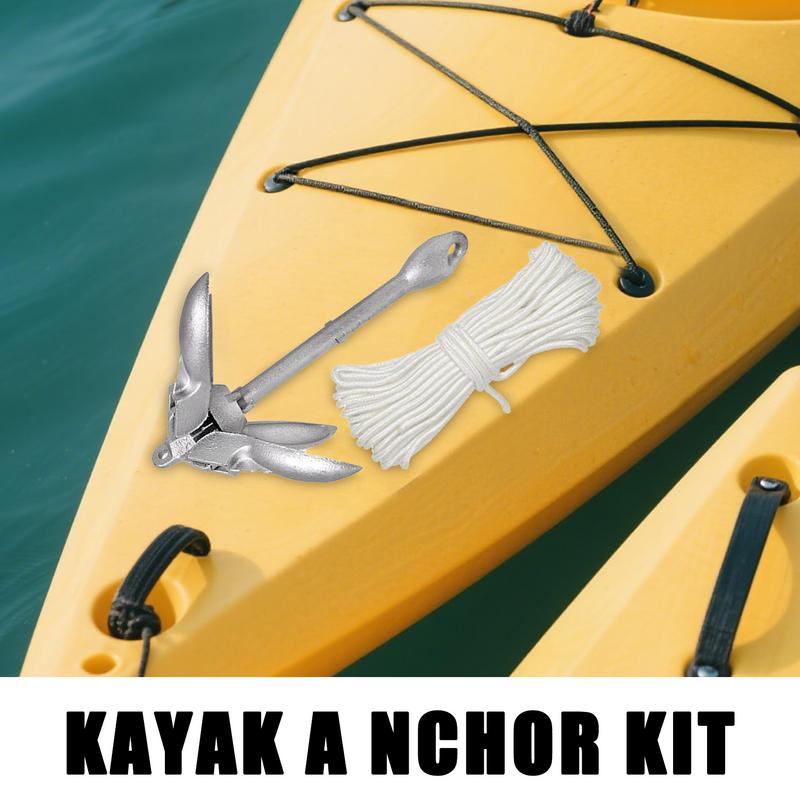 Fishing Kayak Anchor - Canoe Anchoring Compact Kayak Anchoring System