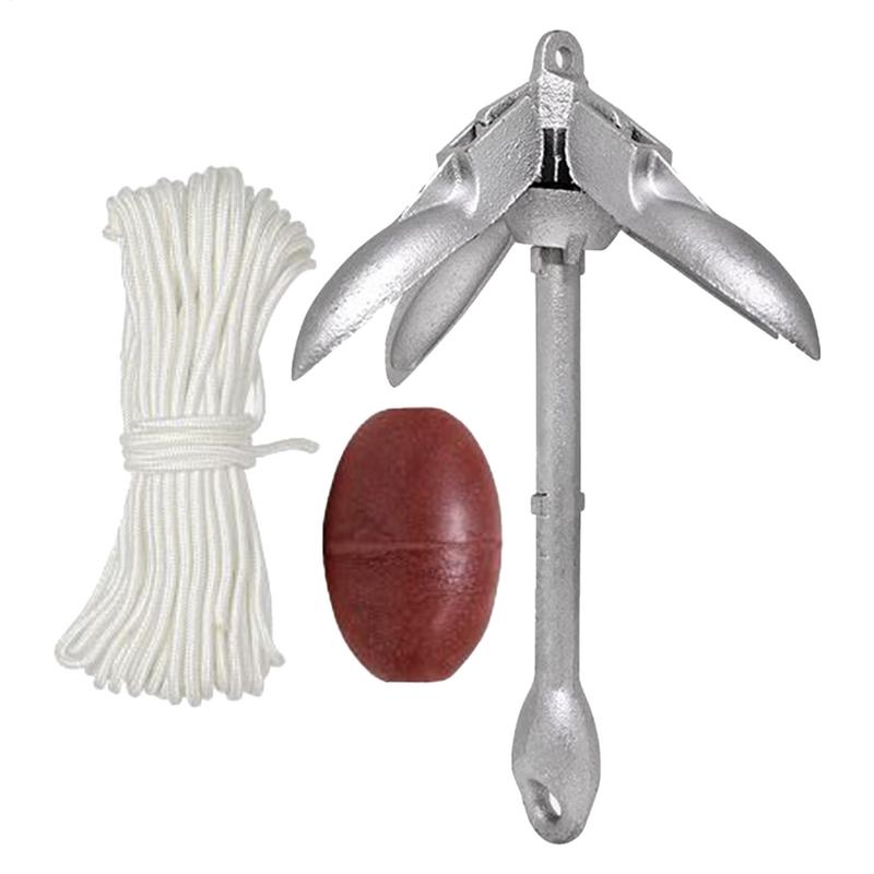 Fishing Kayak Anchor - Canoe Anchoring Boat Anchoring System Kit