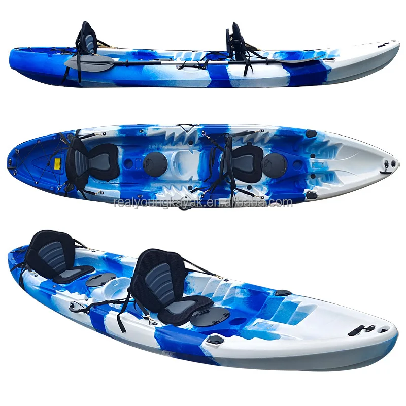 Fishing Kayak Sit In - 2026 Rotomolded Tandem Kayak Family Sit