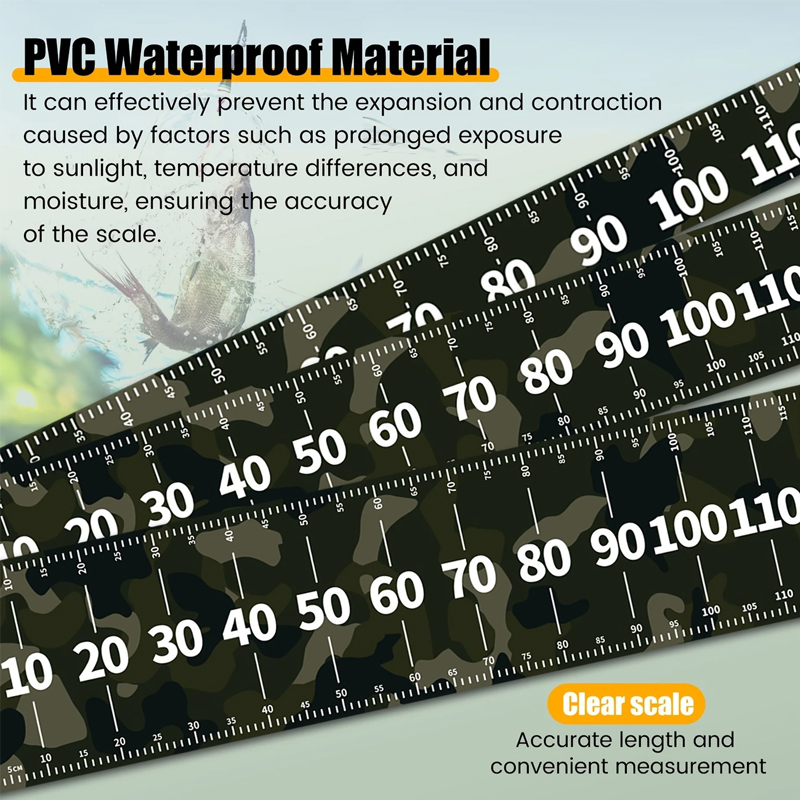 1pcs Fishing Ruler PVC Waterpr - Fishing Kayak Crate 评论和价格