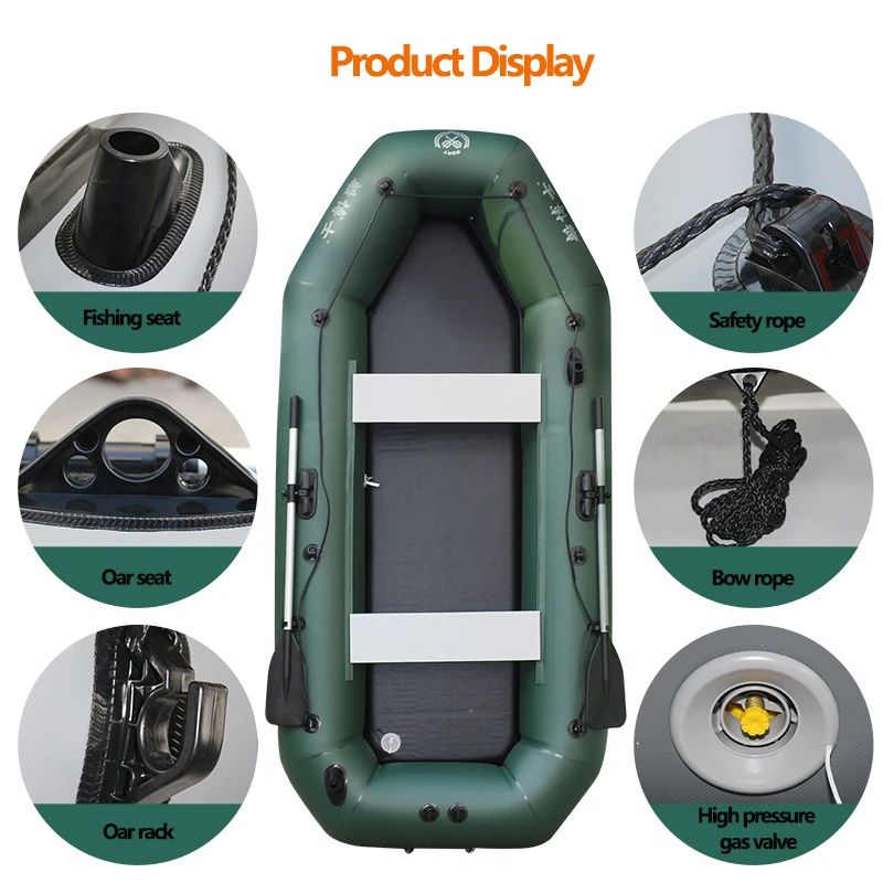 1.75~3.6m Green Fishing Kayak  - Fishing Kayak Sit On Top 评论和价格