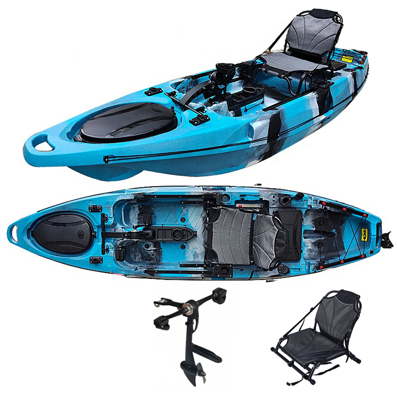 Motorized 10.5ft Single Fishin - Fishing Kayak Trolling Motor 评论和价格