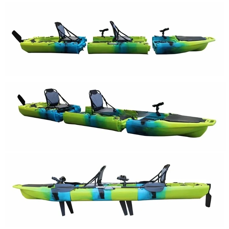 2-Seater Sit-on-Top Modular Pe - Fishing Kayak Sit In 评论和价格