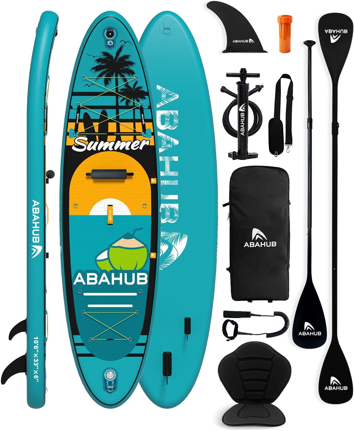 Wide 10.6ft x 31/34in Inflatab - Fishing Kayak Paddle 评论和价格