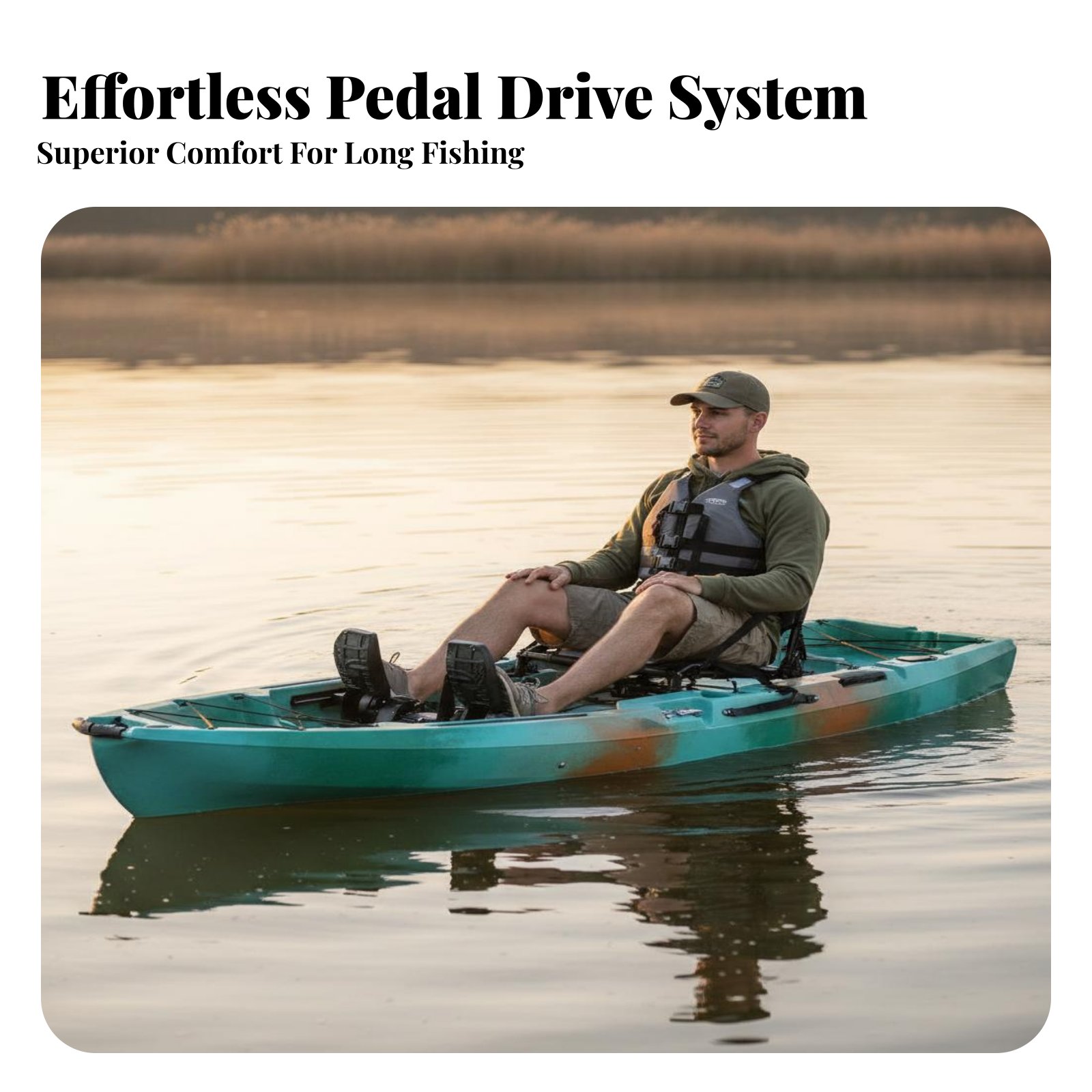 Pedal Drive Fishing Boat Folda - Fishing Kayak Pedal Drive 评论和价格
