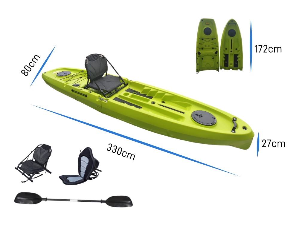 2025 NEW Modular Kayak 11ft Si - Fishing Kayak Paddle 评论和价格