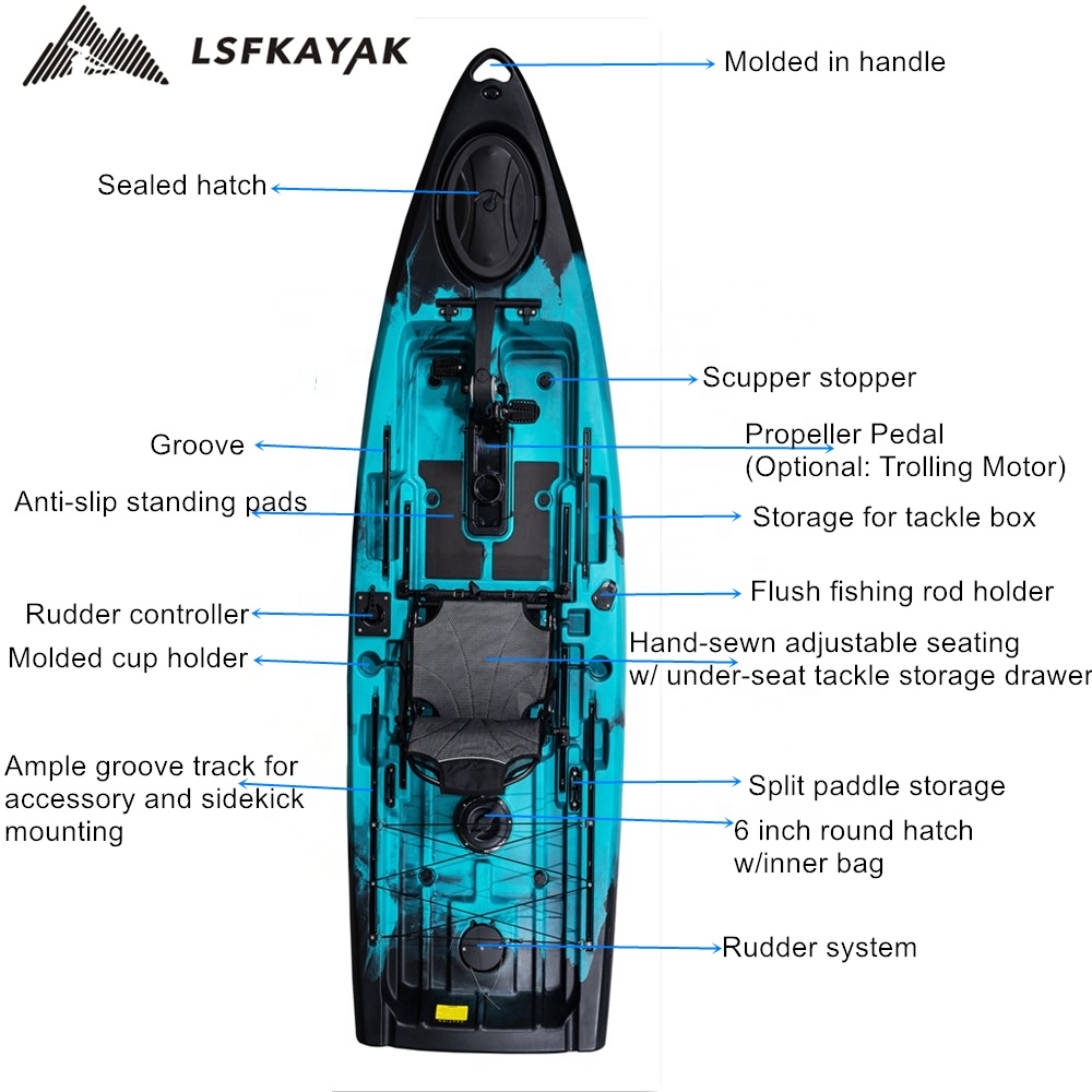 Best Fishing Boat 2024 New Exp - Fishing Kayak Pedal Drive 评论和价格