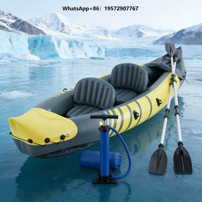 Double Seat Inflatable Fishing - Fishing Kayak Paddle 评论和价格