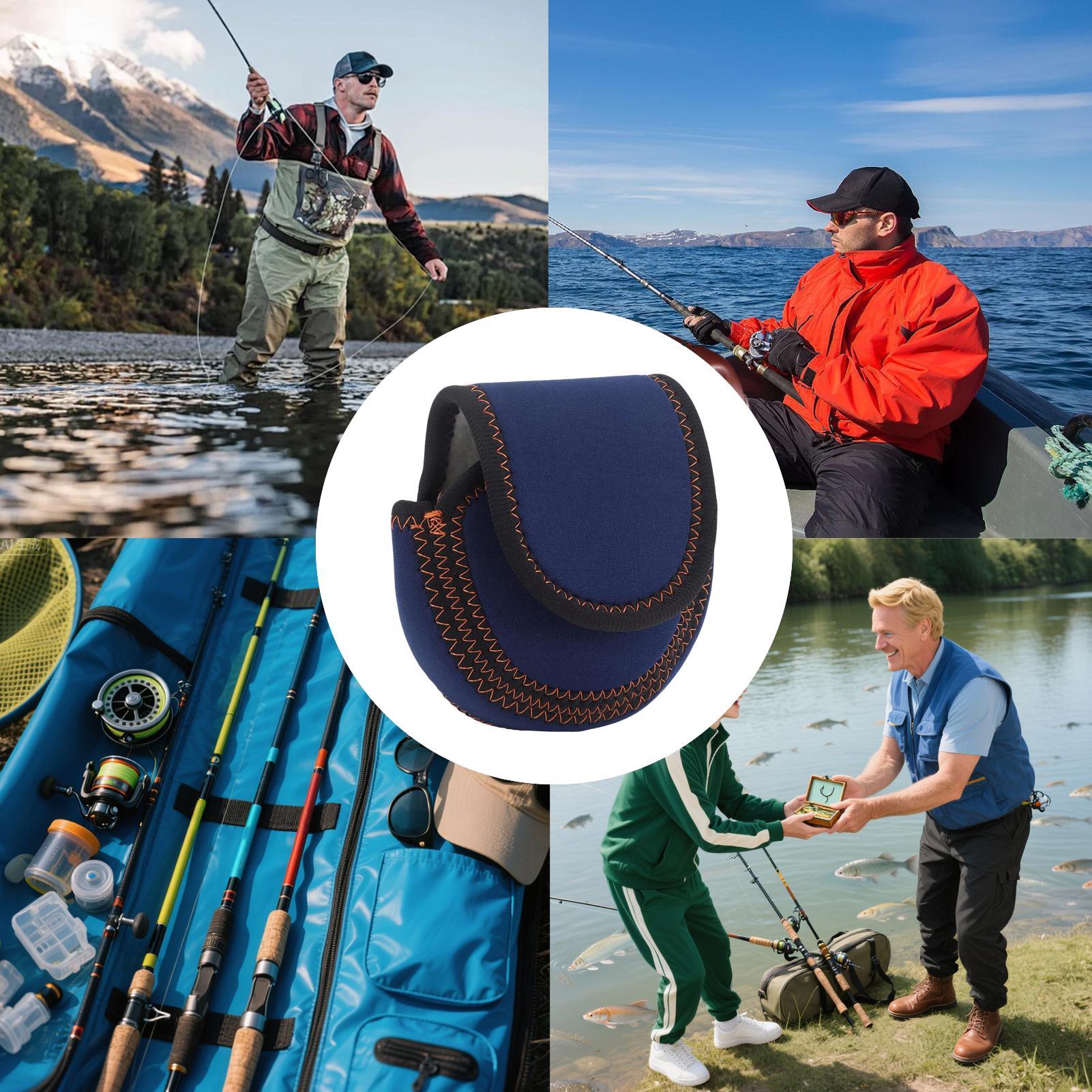 Neoprene Fishing Reel Case Pro - Fishing Kayak Storage Bag 评论和价格