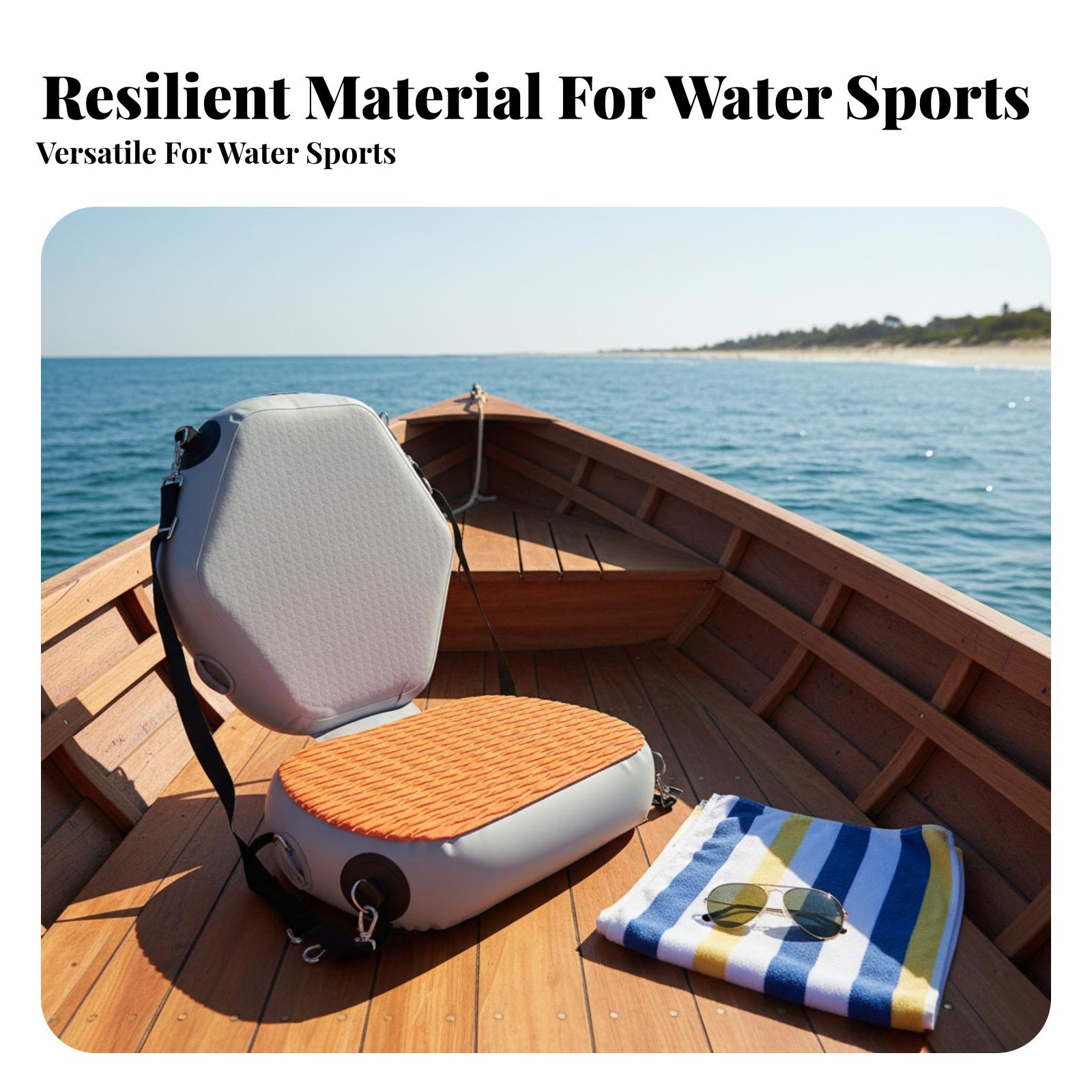 Inflatable Kayak Seat Wear-Res - Fishing Kayak Paddle 评论和价格