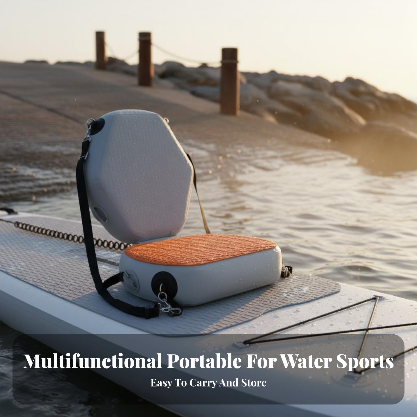 Inflatable Kayak Seat Wear-Res - Fishing Kayak Paddle 评论和价格