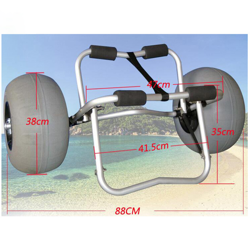 Inflatable Wide Wheel Canoe Bo - Fishing Kayak Cart 评论和价格