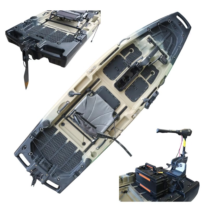 1 Person HDPE/PE Sit-On-Top CE - Fishing Kayak Paddle 评论和价格