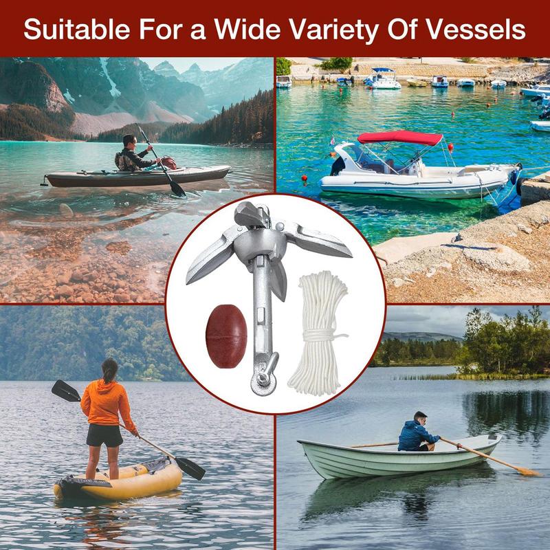 Canoe Anchoring Boat Anchoring - Fishing Kayak Anchor 评论和价格