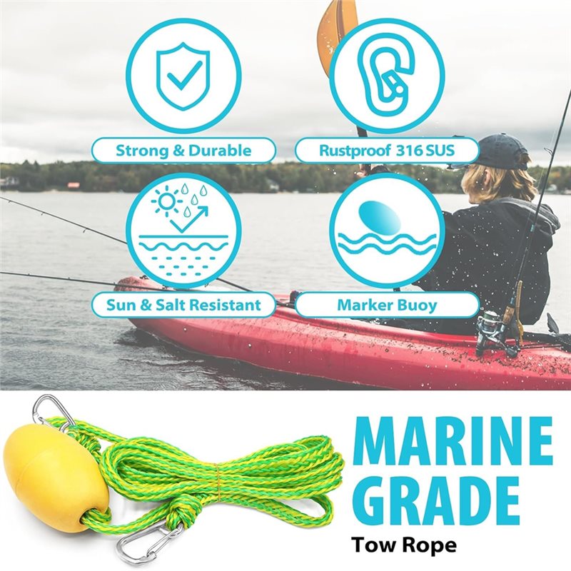 X08A Drift Sock Anchor Rope 20 - Fishing Kayak Anchor 评论和价格