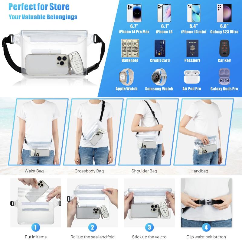 Adjustable Waist Waterproof Ph - Fishing Kayak Storage Bag 评论和价格