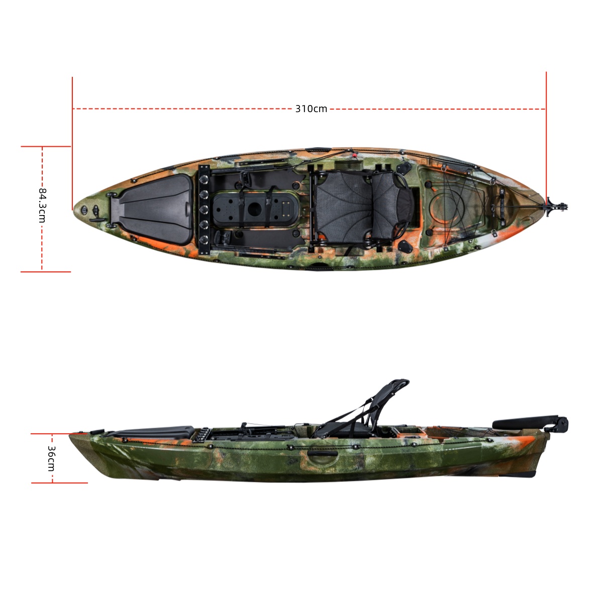LSF First-class Single Fishing - Fishing Kayak Seat 评论和价格