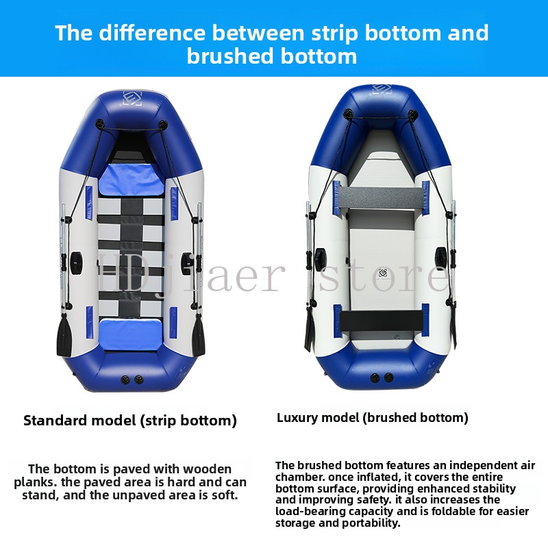 Inflatable Boat with Hard Bott - Fishing Kayak Inflatable 评论和价格